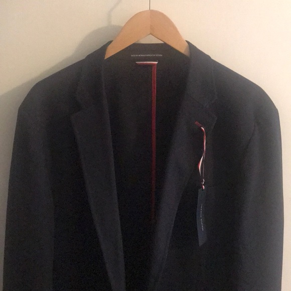 NWT Men’s Tommy Hilfiger Navy Blazer - Picture 1 of 4